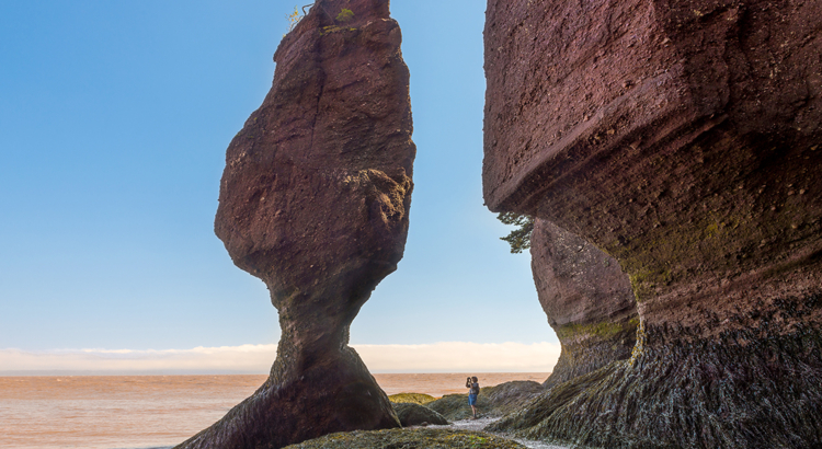 Kanada New Brunswick Bay of Fundy Foto Tourism New Brunswick